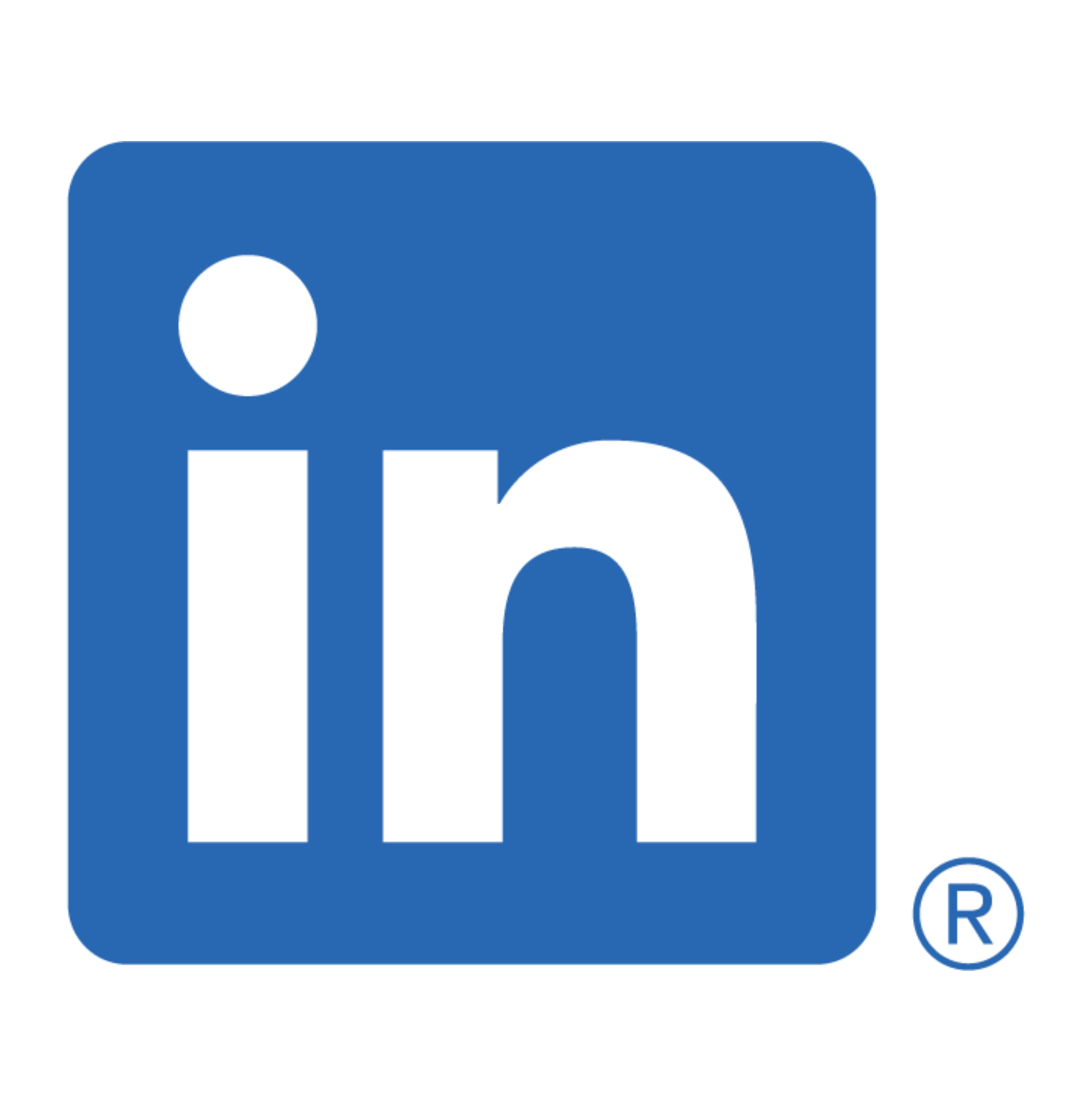 LinkedIn company logo with white 'in' letters inside a blue rounded square.